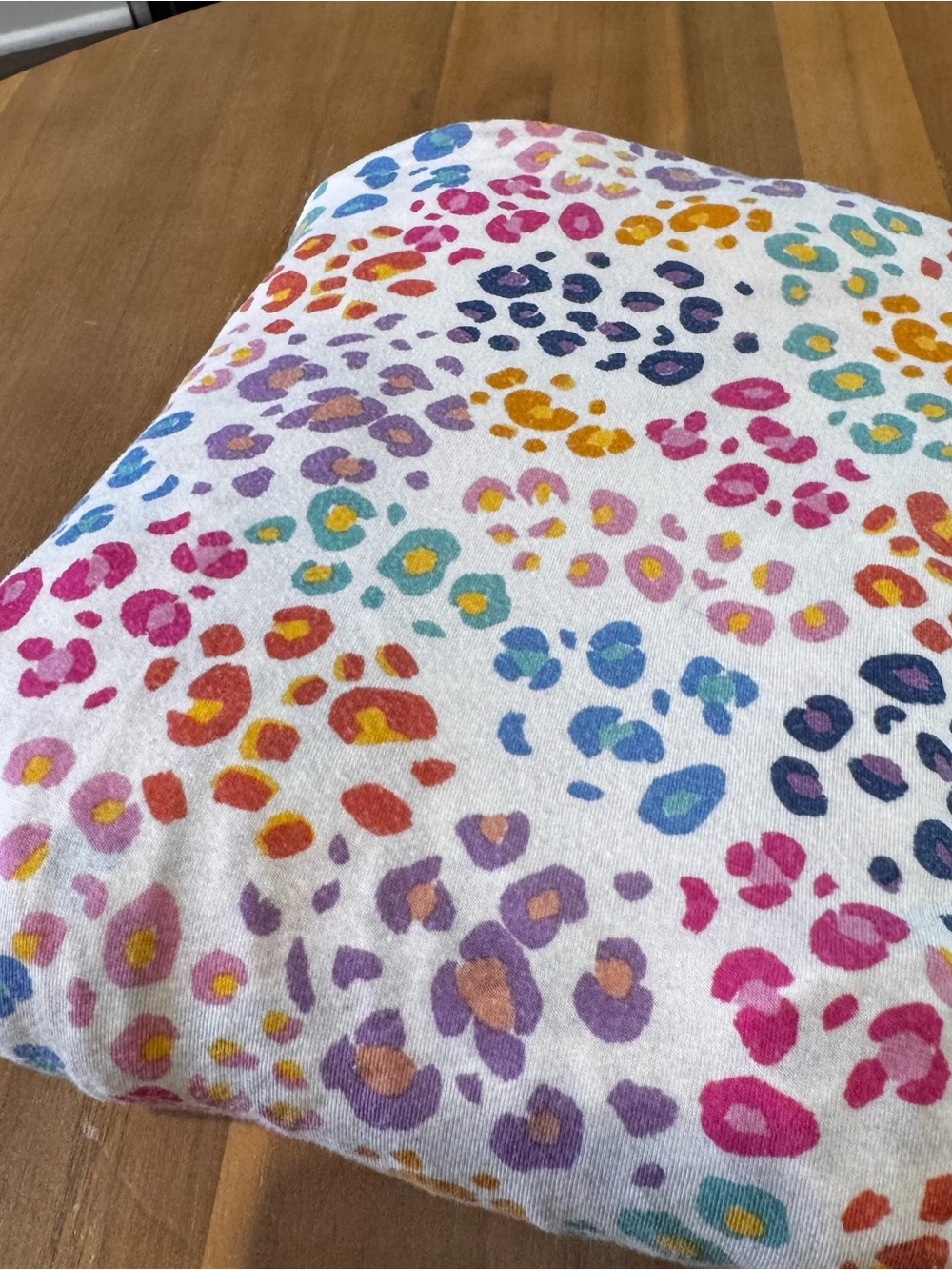 Little Sleepies Rainbow Leopard Crib Sheet - Standard